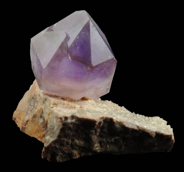 Quartz var. Amethyst Quartz from Balkhash Lake, near Preozersk, Karaganda Oblast, Kazakhstan