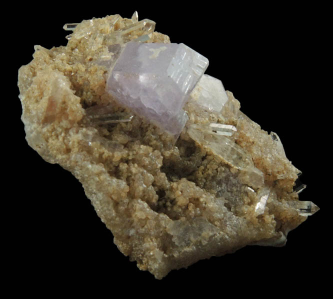 Fluorapatite with Quartz and Cookeite from Mount Rubellite, Hebron, Oxford County, Maine (Type Locality for Cookeite)
