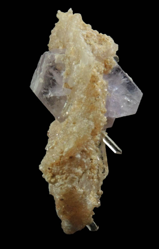 Fluorapatite with Quartz and Cookeite from Mount Rubellite, Hebron, Oxford County, Maine (Type Locality for Cookeite)