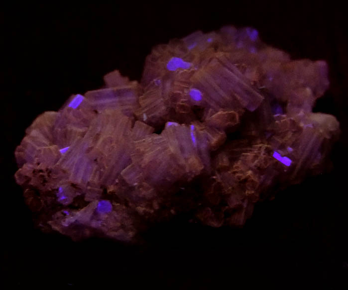 Fluorapatite on Quartz from Black Mountain, Rumford, Oxford County, Maine