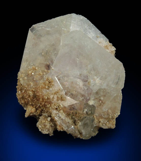 Fluorapatite (Hebron-habit) with Cookeite from Mount Rubellite, Hebron, Oxford County, Maine (Type Locality for Cookeite)
