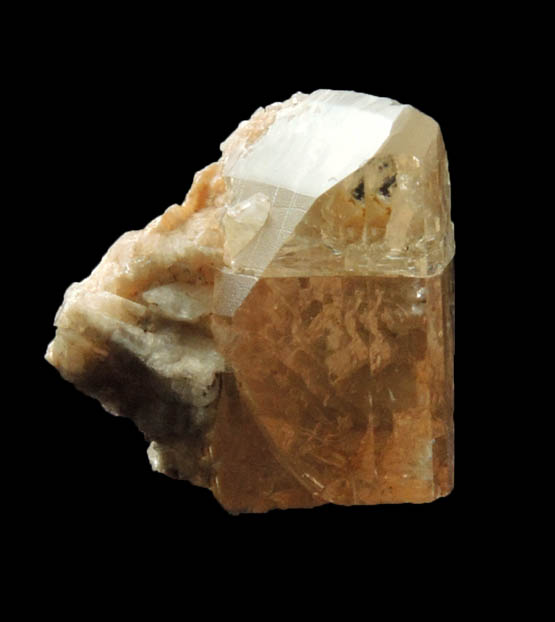 Topaz in Albite from South Baldface Mountain, Chatham, Carroll County, New Hampshire