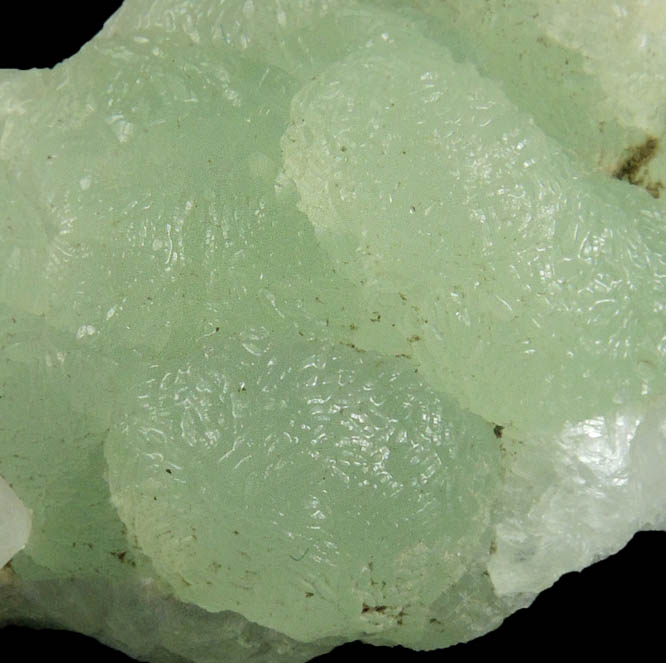 Prehnite on Calcite from O and G Industries Southbury Quarry, Southbury, New Haven County, Connecticut