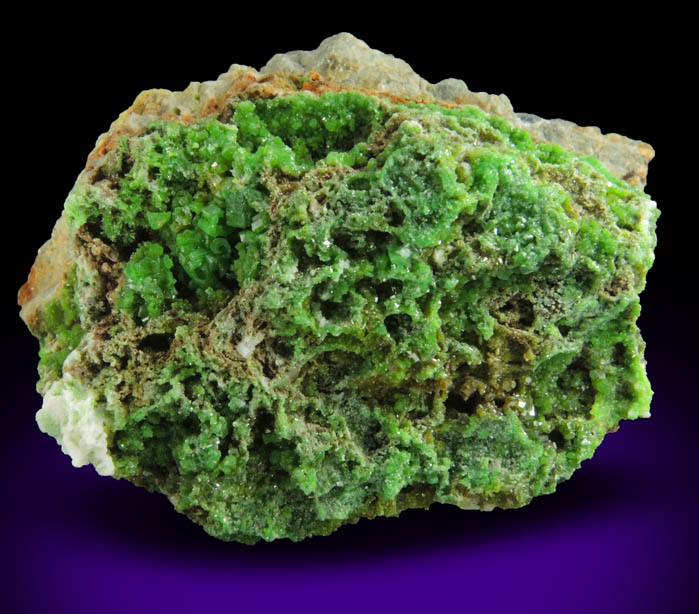 Pyromorphite from West Stayvoyage Vein, Wanlock Dod, Leadhills, Strathclyde, Scotland