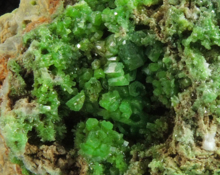 Pyromorphite from West Stayvoyage Vein, Wanlock Dod, Leadhills, Strathclyde, Scotland