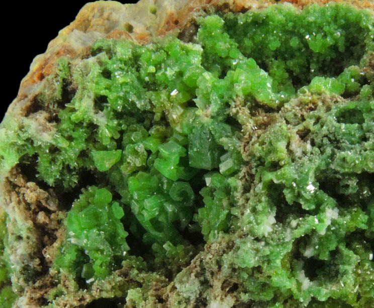 Pyromorphite from West Stayvoyage Vein, Wanlock Dod, Leadhills, Strathclyde, Scotland