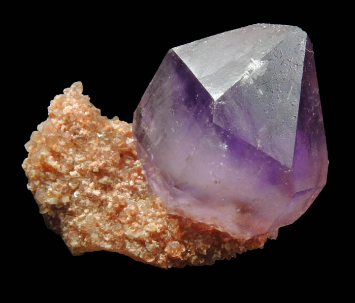 Quartz var. Amethyst Quartz from Balkhash Lake, near Preozersk, Karaganda Oblast, Kazakhstan