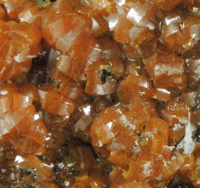 Mimetite var. Campylite from Drygill Mine, Caldbeck Fells, Cumberland, England