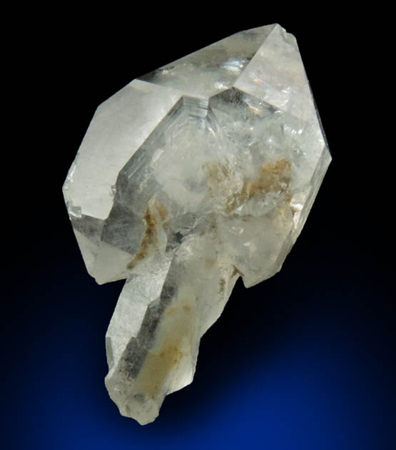 Quartz (scepter-habit) from Diamond Ledge, Noyes Mountain, Greenwood, Oxford County, Maine