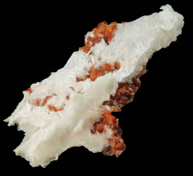 Mordenite on Heulandite from Tod Head Point, Buchan Grampian, Scotland