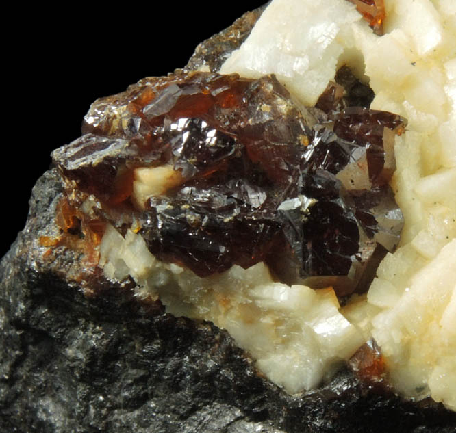 Sphalerite and Dolomite from Mina Troya, Mutiloa, 19 km southwest of San Sebastin, Pais Vasco, Spain