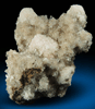 Oyelite on Calcite from N'Chwaning II Mine, Kalahari Manganese Field, Northern Cape Province, South Africa