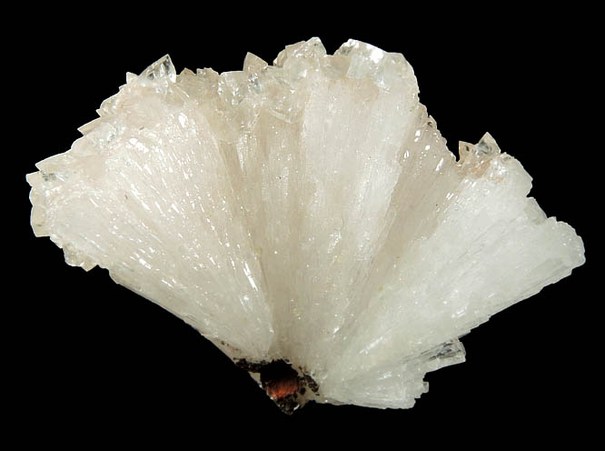 Hemimorphite with Calcite from Santa Eulalia District, Aquiles Serdn, Chihuahua, Mexico