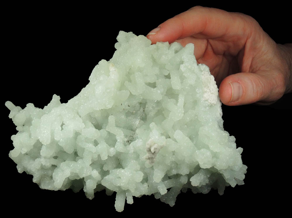 Prehnite pseudomorphs after Laumontite with minor Heulandite from Mumbai District, Maharashtra, India