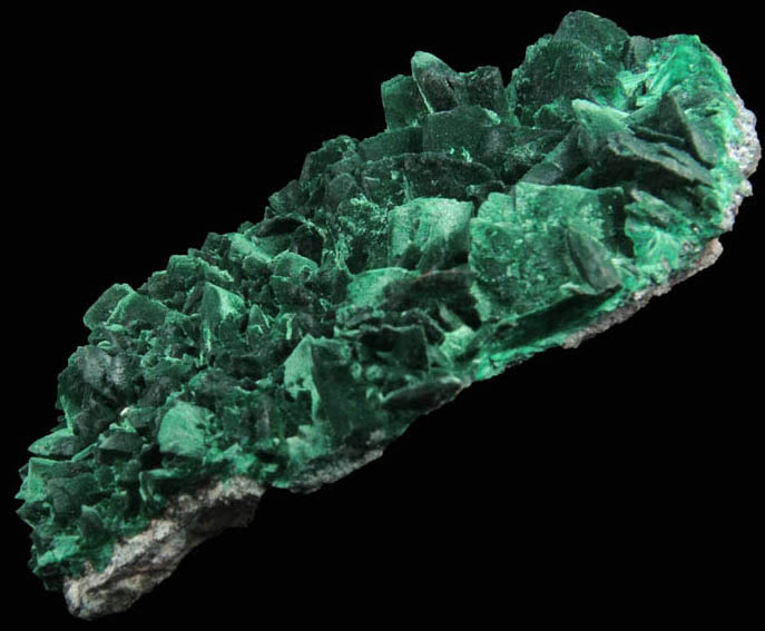 Malachite pseudomorphs after Azurite from Milpillas Mine, Cuitaca, Sonora, Mexico