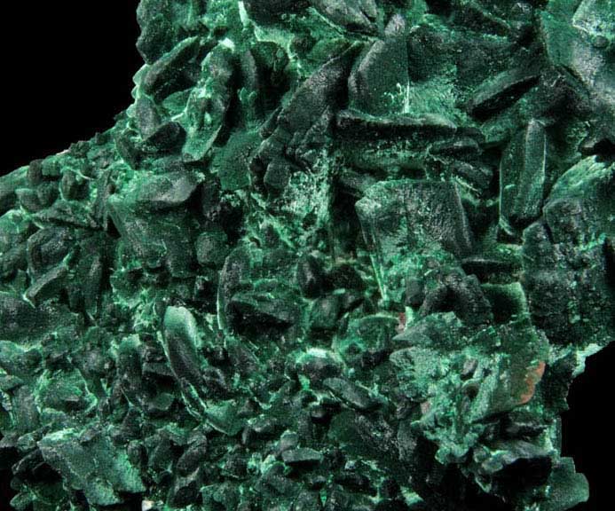 Malachite pseudomorphs after Azurite from Milpillas Mine, Cuitaca, Sonora, Mexico