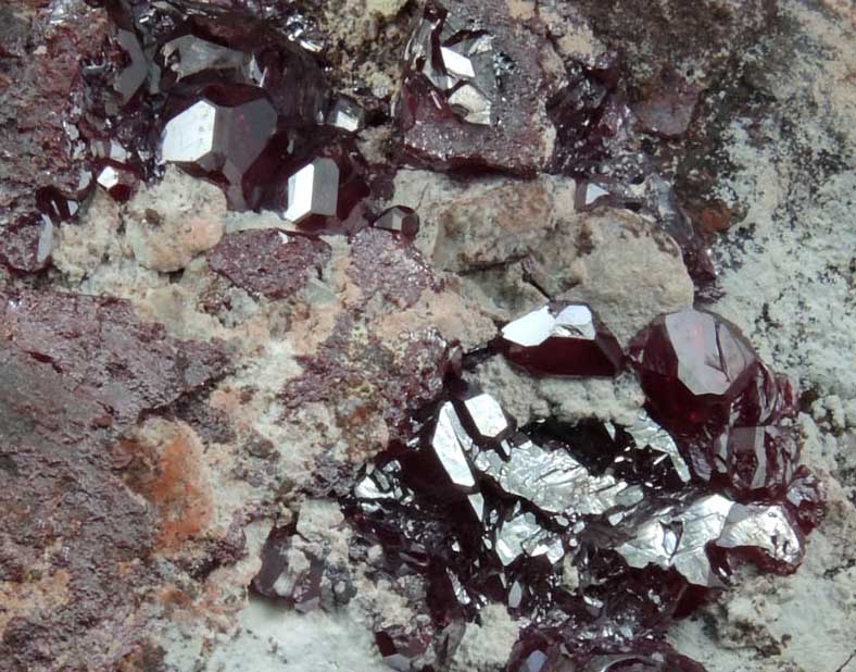 Cuprite from Milpillas Mine, Cuitaca, Sonora, Mexico