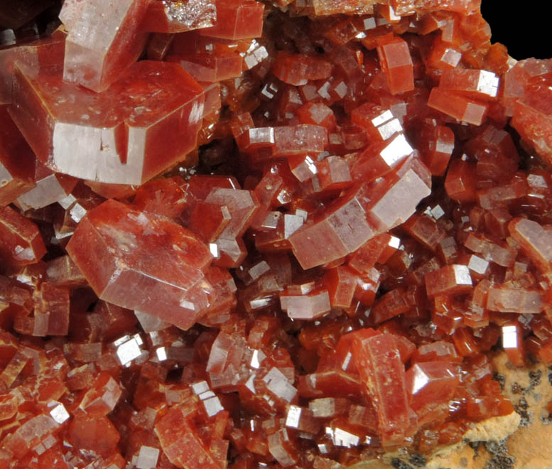 Vanadinite from Mibladen, Haute Moulouya Basin, Zeida-Aouli-Mibladen belt, Midelt Province, Morocco