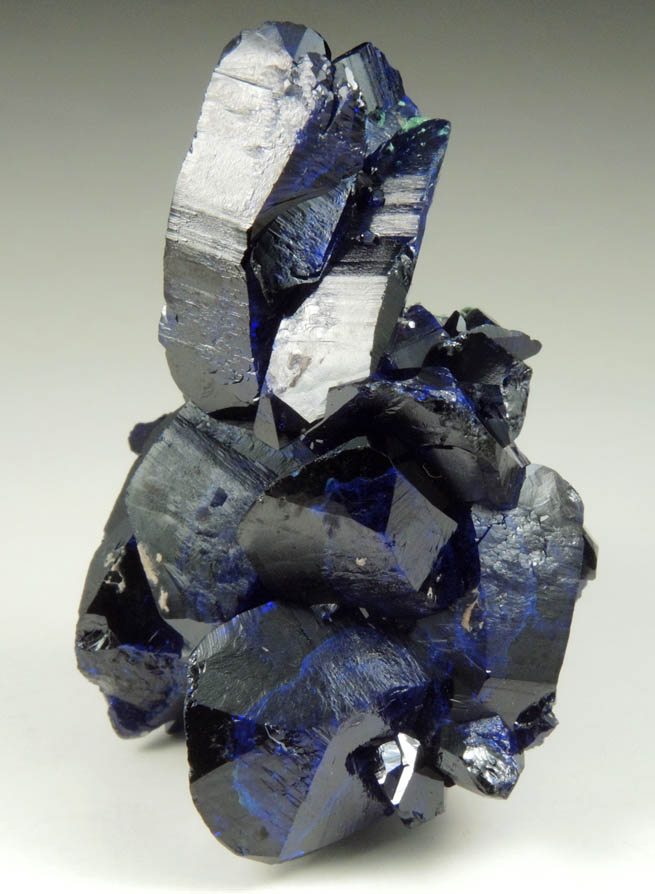 Azurite with Malachite from Milpillas Mine, Cuitaca, Sonora, Mexico