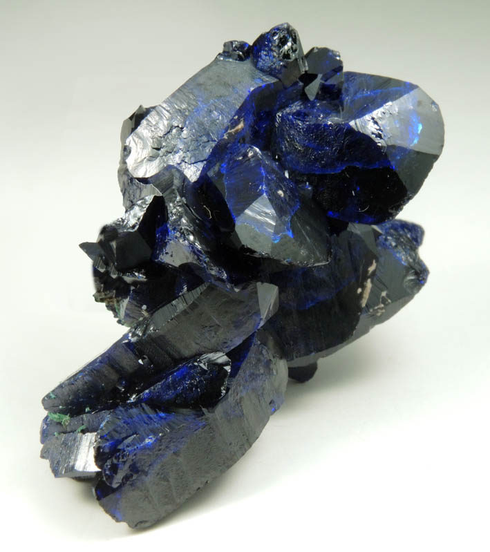 Azurite with Malachite from Milpillas Mine, Cuitaca, Sonora, Mexico
