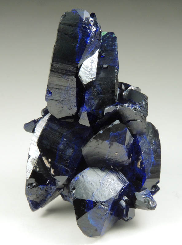 Azurite with Malachite from Milpillas Mine, Cuitaca, Sonora, Mexico