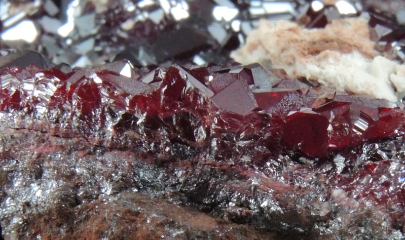 Cuprite with Native Copper from Milpillas Mine, Cuitaca, Sonora, Mexico