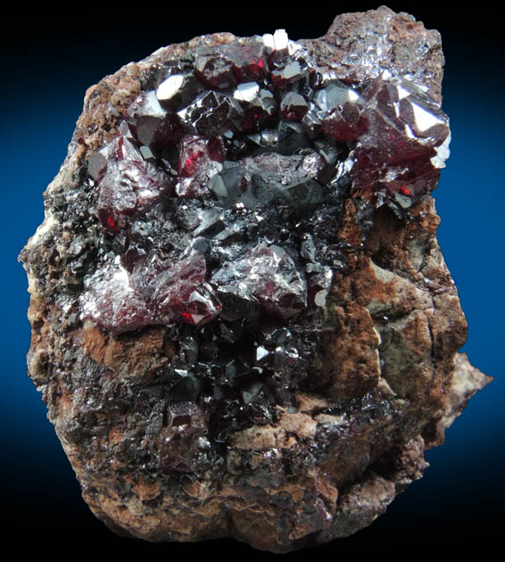 Cuprite with Native Copper from Milpillas Mine, Cuitaca, Sonora, Mexico