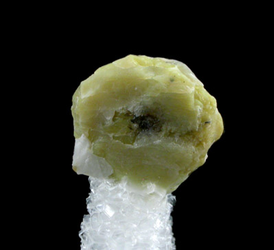 Serpentine pseudomorph after Forsterite from Maxwell Brucite Quarry, Chelsea, Québec, Canada
