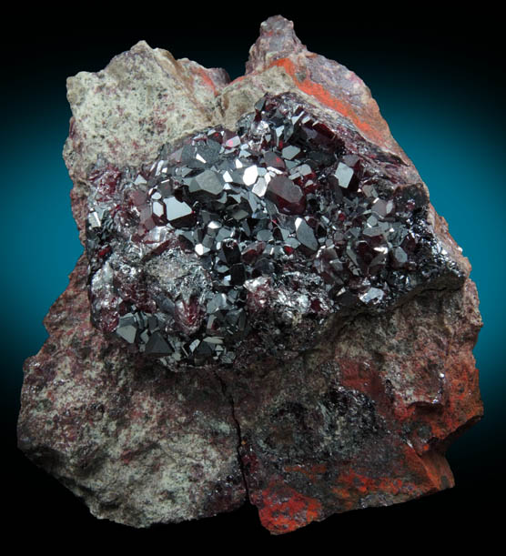 Cuprite with minor Native Copper from Milpillas Mine, Cuitaca, Sonora, Mexico