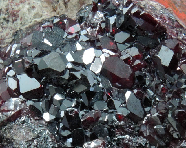 Cuprite with minor Native Copper from Milpillas Mine, Cuitaca, Sonora, Mexico