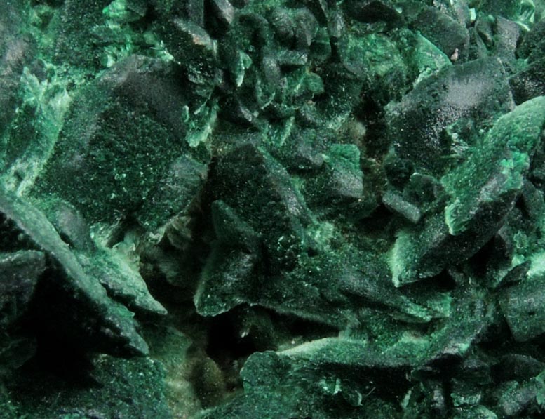 Malachite pseudomorphs after Azurite with Barite from Milpillas Mine, Cuitaca, Sonora, Mexico