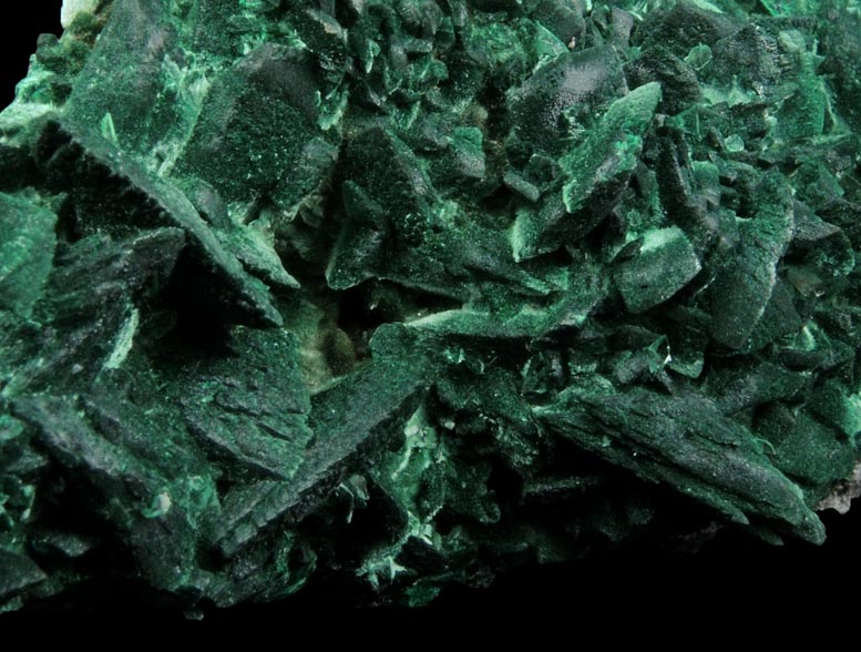 Malachite pseudomorphs after Azurite with Barite from Milpillas Mine, Cuitaca, Sonora, Mexico