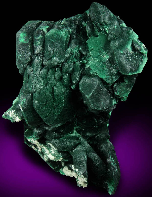 Malachite pseudomorphs after Azurite from Milpillas Mine, Cuitaca, Sonora, Mexico