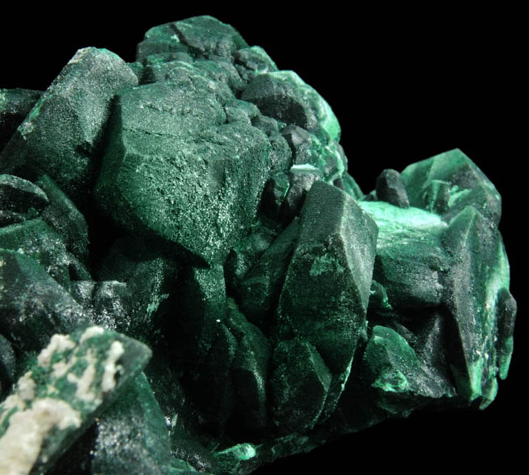 Malachite pseudomorphs after Azurite from Milpillas Mine, Cuitaca, Sonora, Mexico