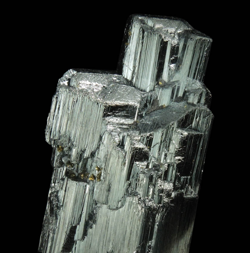 Bournonite (twinned crystals) from Yaogangxian Mine, Nanling Mountains, Hunan, China