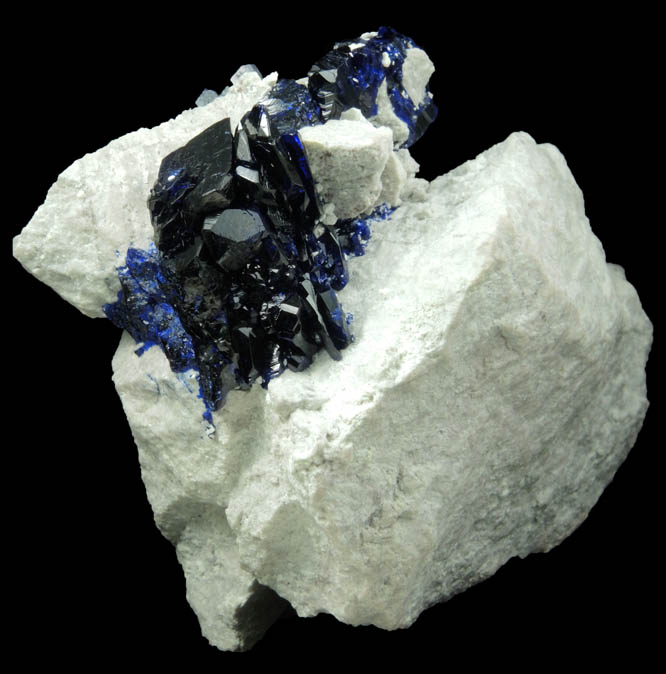 Azurite from Milpillas Mine, Cuitaca, Sonora, Mexico