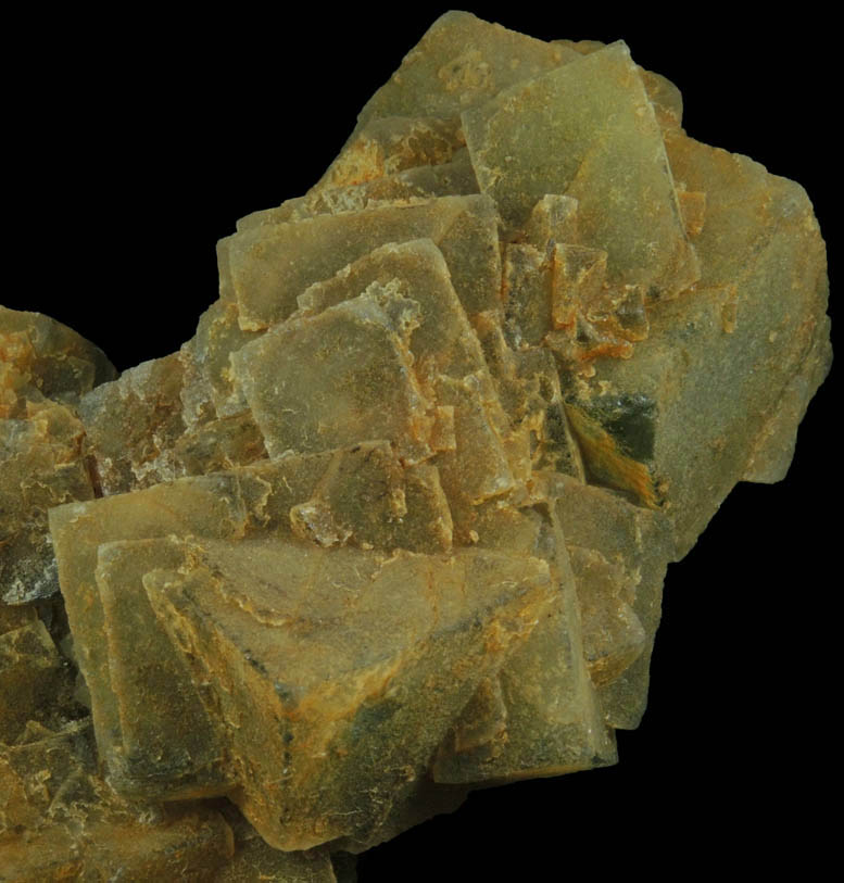 Fluorite (zoned crystals) from Middle Mountain, Carroll County, New Hampshire