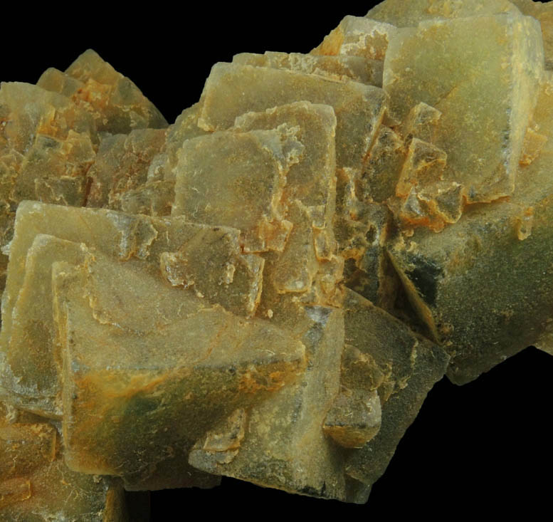 Fluorite (zoned crystals) from Middle Mountain, Carroll County, New Hampshire