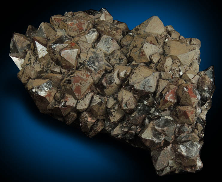 Quartz var. Smoky with Goethite and Hematite from Auchenlosh Quarry, Dalbeattie, Dumfries & Galloway, Scotland
