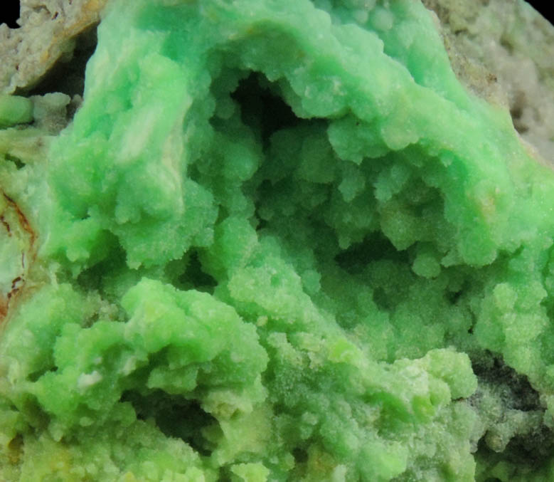 Phosphohedyphane and Pyromorphite from Cove Vein, Whytes Cleuch, Wanlockhead, Dumfriesshire, Scotland