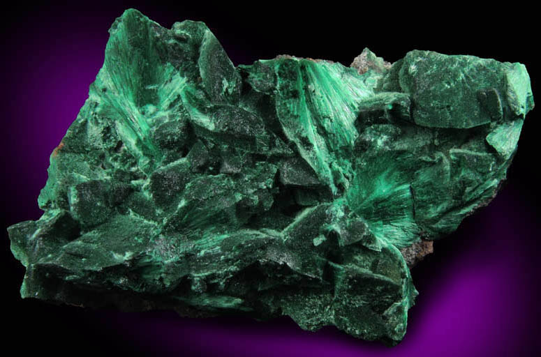 Malachite pseudomorphs after Azurite from Milpillas Mine, Cuitaca, Sonora, Mexico