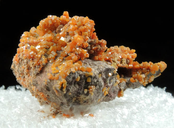 Vanadinite pseudomorphs after Wulfenite from Rowley Mine, 20 km northwest of Theba, Painted Rock Mountains, Maricopa County, Arizona