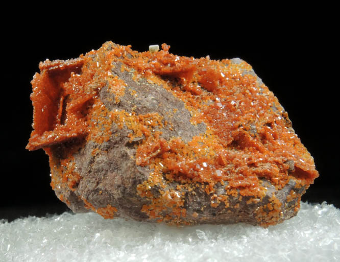 Vanadinite pseudomorphs after Wulfenite from Rowley Mine, 20 km northwest of Theba, Painted Rock Mountains, Maricopa County, Arizona