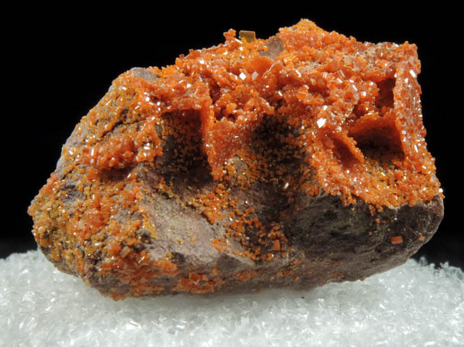 Vanadinite pseudomorphs after Wulfenite from Rowley Mine, 20 km northwest of Theba, Painted Rock Mountains, Maricopa County, Arizona