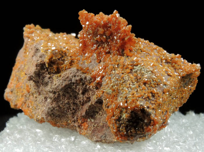 Vanadinite pseudomorphs after Wulfenite from Rowley Mine, 20 km northwest of Theba, Painted Rock Mountains, Maricopa County, Arizona