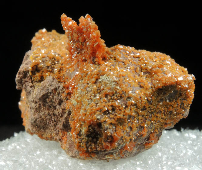 Vanadinite pseudomorphs after Wulfenite from Rowley Mine, 20 km northwest of Theba, Painted Rock Mountains, Maricopa County, Arizona