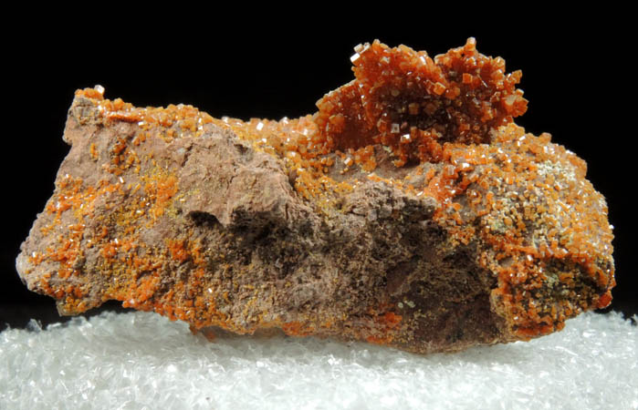 Vanadinite pseudomorphs after Wulfenite from Rowley Mine, 20 km northwest of Theba, Painted Rock Mountains, Maricopa County, Arizona