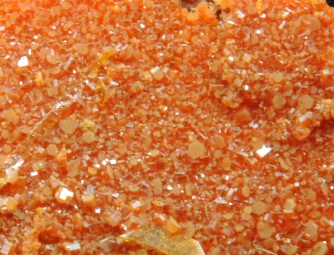 Vanadinite pseudomorph after Wulfenite from Rowley Mine, 20 km northwest of Theba, Painted Rock Mountains, Maricopa County, Arizona