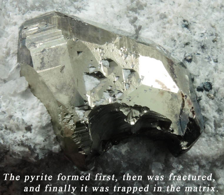 Pyrite and Quartz from Milpillas Mine, Cuitaca, Sonora, Mexico