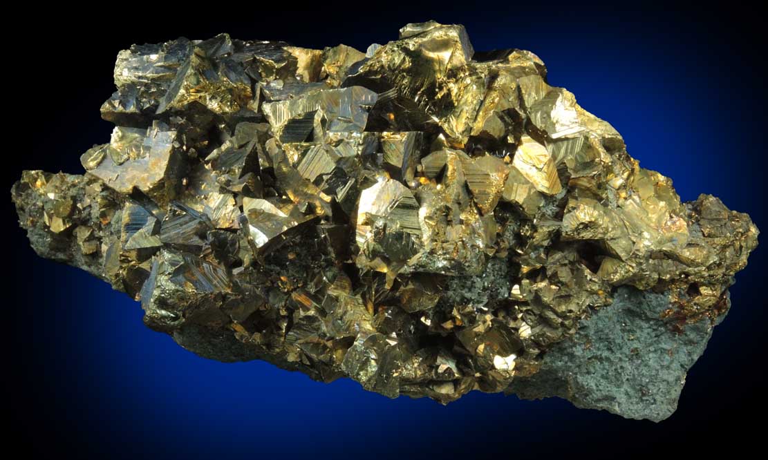 Chalcopyrite with Quartz from Ani Mine, Ani-machi, Kitaakita, Akita Prefecture, Tohoku, Honshu, Japan